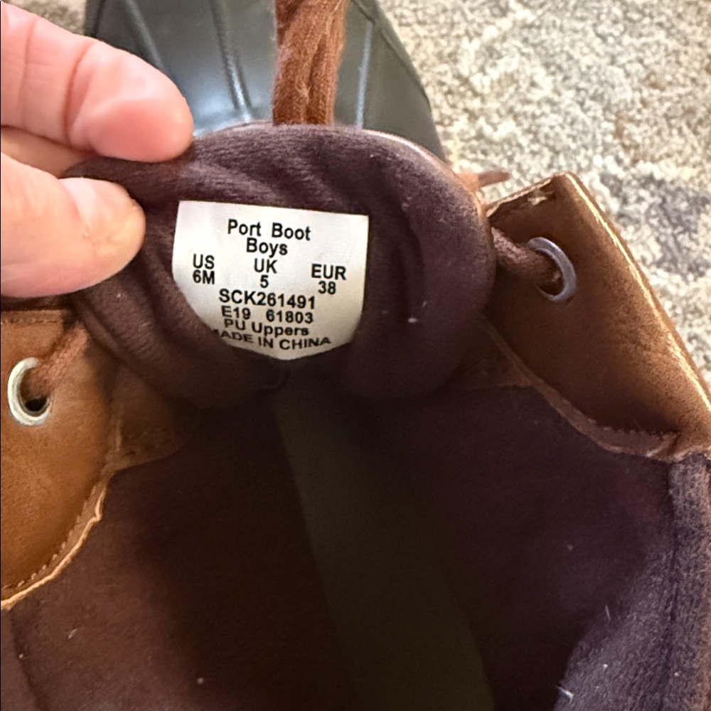 Sperry Kids Brown Duck boots - Picture 3 of 4